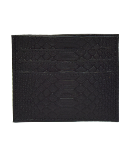 Tarjetero Piel Negro mod. 23 7054