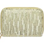 Cartera Mujer Brillos Beige mod: 10 0035