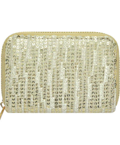 Cartera Mujer Brillos Beige mod: 10 0035