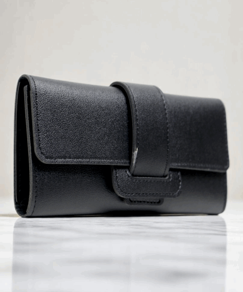 Carteta tipo Tarjetero Negro Mod. 10 1030