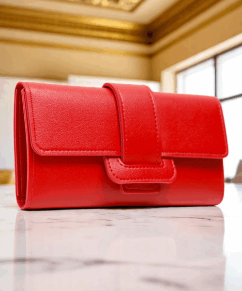 Carteta tipo Tarjetero Roja Mod. 10 1030