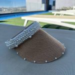 Visera Kaky con Perlas para Dama Mod. 10 1300