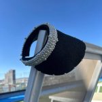 Visera Negra con Perlas para Dama Mod. 10 1300