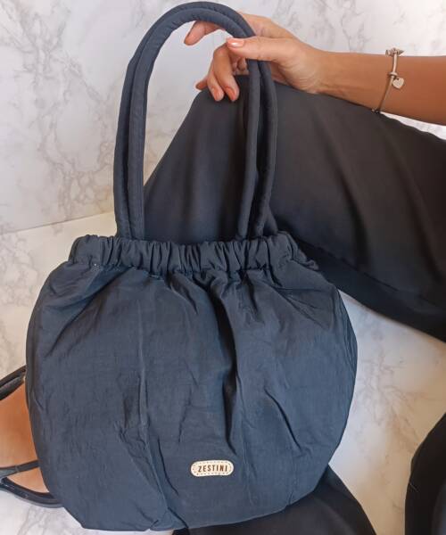 Bolso Nylon Negro Mod. 10 14505