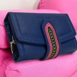 Cartera Azul Marino para Dama Mod. 10 2404