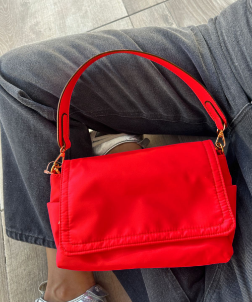 Bolsa Juvenil de Nylon Rojo Mod. 10 4218