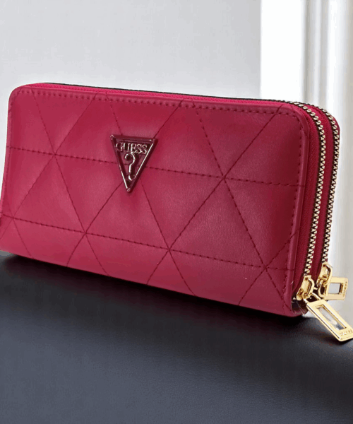 Cartera Roja estilo Abollonado Mod. 10 9059