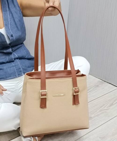 Bolsa Amalfi color Almendra Mod. 23 2002