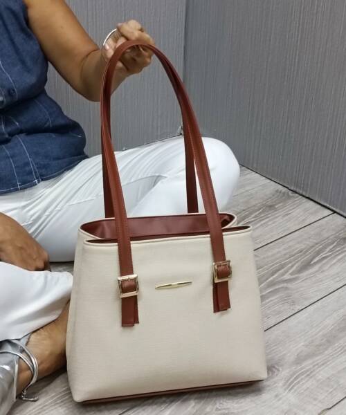 Bolsa Amalfi color Beige Mod. 23 2002
