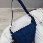 Bolsa Curry Azul Marino Abollonado Mod. 23 4009