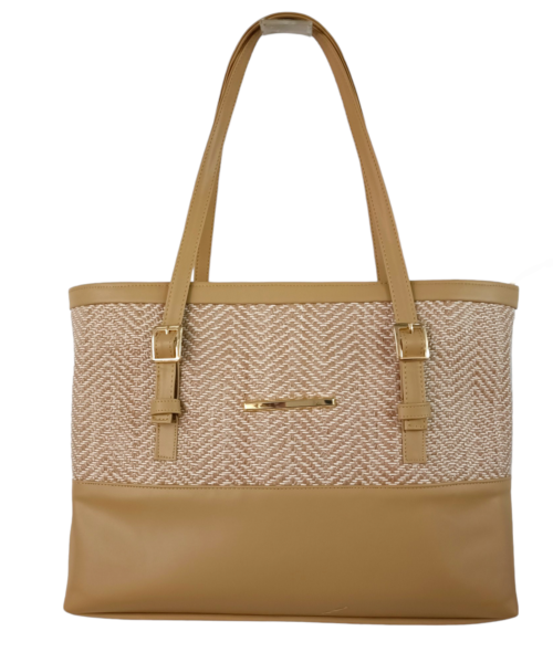 Bolsa Yute Camel con Hebillas Mod. 23 9051