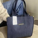 Bolso Casual de Mezclilla Aplic-253 Mod. 23 9095