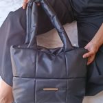 Bolso Cuadrado Fiorella Bollon Negro Mod. 23 9064