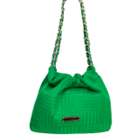 Bolsa Morral Verde Asa Cadena Mod 23 9099