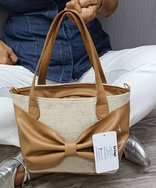 Bolsa Arpilleria Fiorela Camel Mod. 24 9014