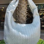 Bolsa Tejida en color Plata Mod. 24 9015