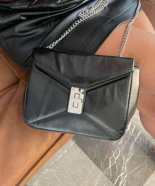 Bolso Bandolero Morgan Negro Mod. 42 0005