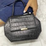 Bolsa Cajita Napa Grabada Negro mod. 23 9062