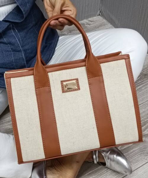 Bolsa de mano Arpilleria Miel 24 8003