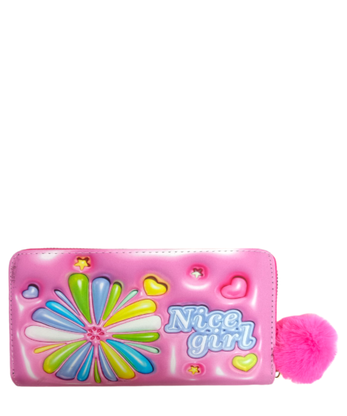 Cartera Fucsia Estilo Arcoiris Mod. 10 0200