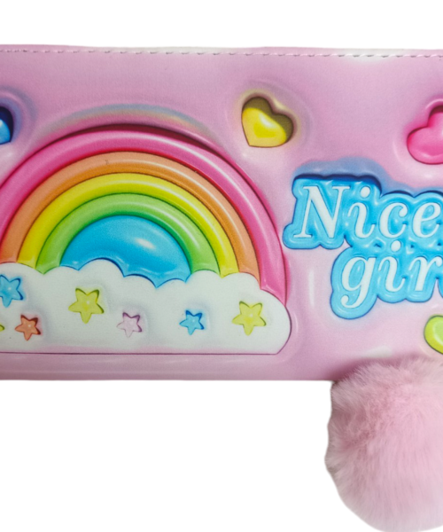 Cartera Rosa Estilo Arcoiris Mod. 10 0200