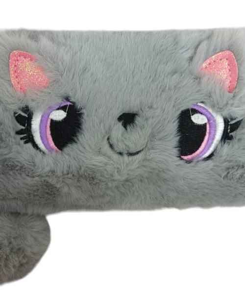 Cartera Gris de Peluche Mod. 10 0200
