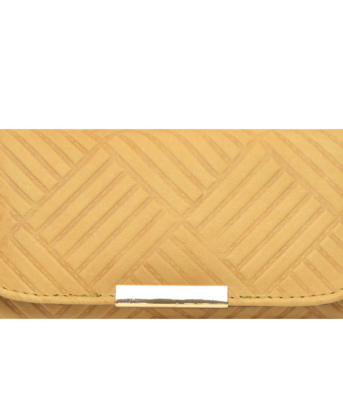 Cartera de Piel Cuadros Camel mod 23 0703