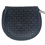 Monedero Piel Varios Colores Tejido Negro Mod. 23 0001