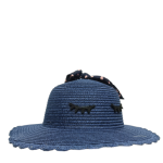 Sombrero Azul con diseño de Pestañas Mod. 10 0660